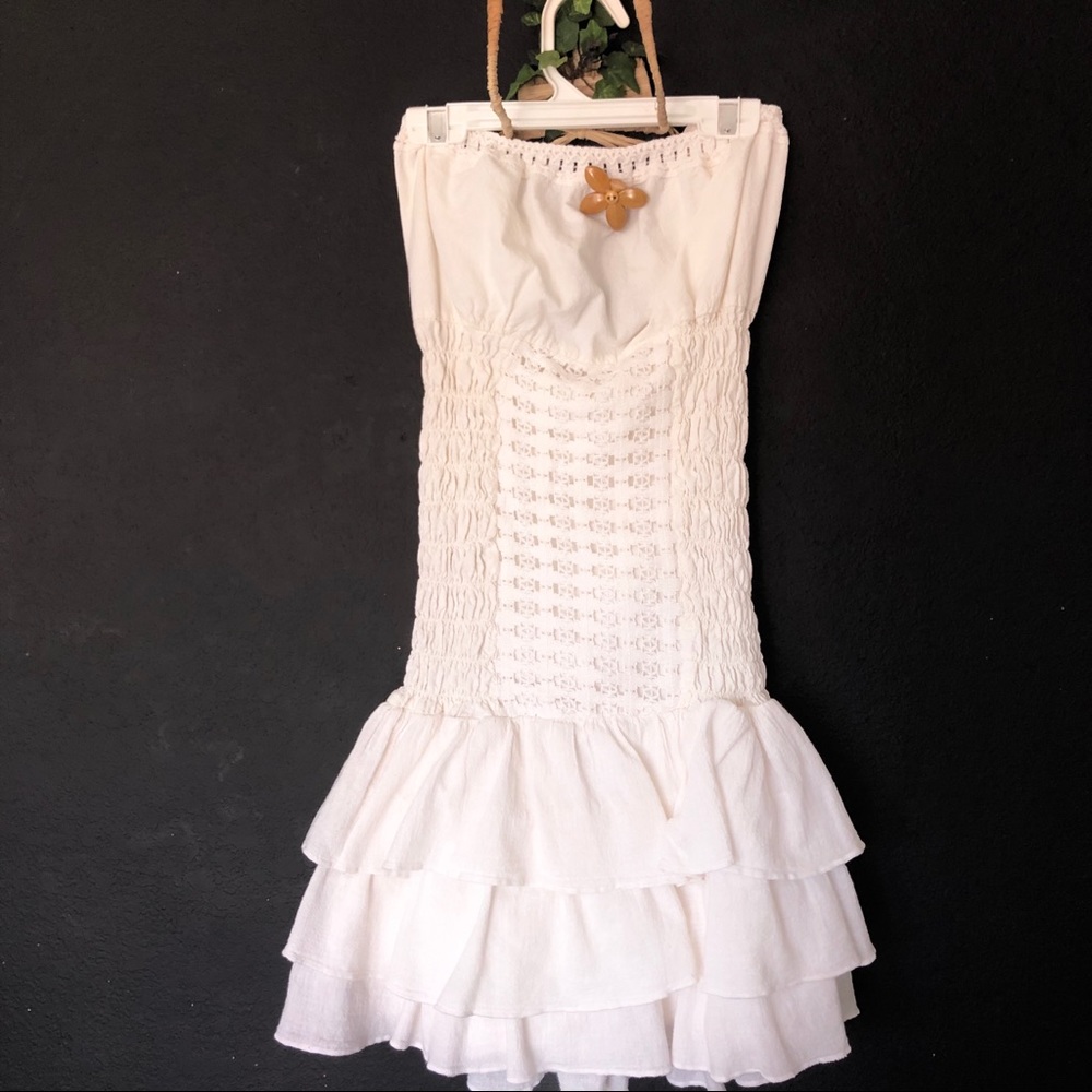 HR Butterfly Collection White Dress - M